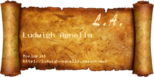 Ludwigh Agnella névjegykártya